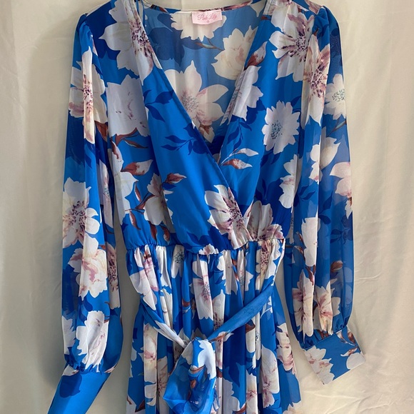 NWOT Pink Lily My Dearest Darling Floral Maxi Dress - Picture 5 of 15